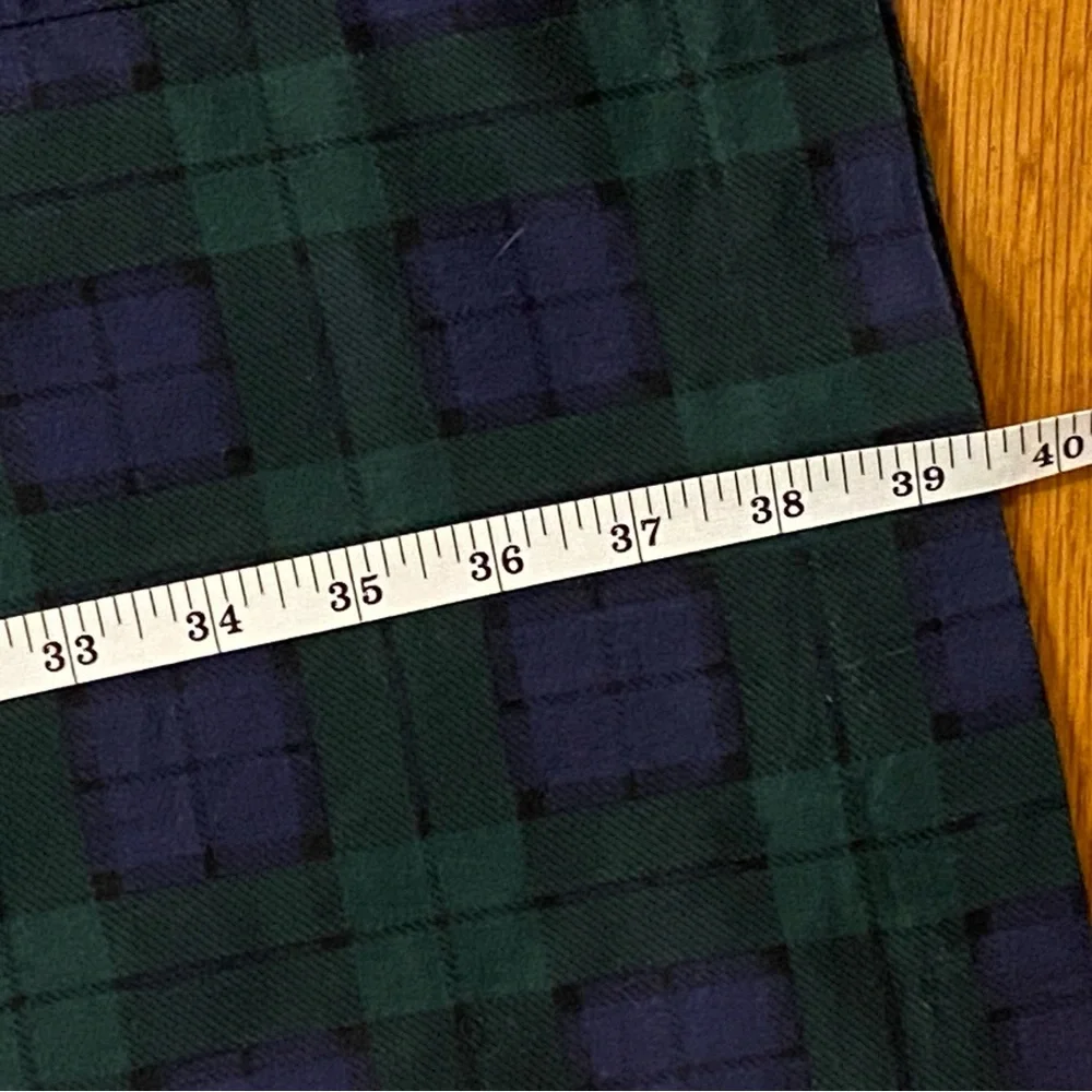 Plaid Green and Blue Croft and Barrow Pants - Picture 7 of 12